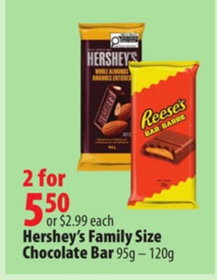 Hershey's Family Size Chocolate Bar