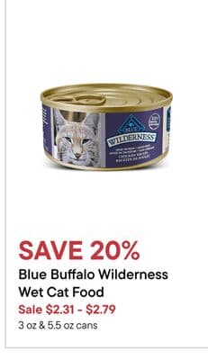 Blue Buffalo Wilderness Wet Cat Food