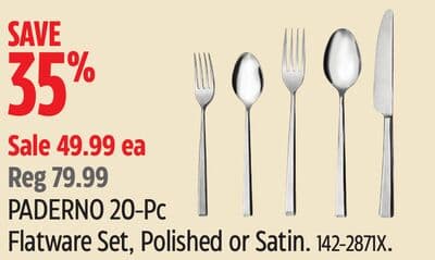 Paderno 20-Pc Flatware Set