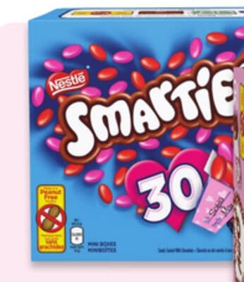 Smarties, Aero or KitKat Valentine candies