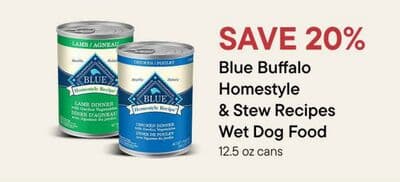 Blue Buffalo Homestyle & Stew Recipes Wet Dog Food