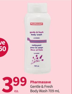 Pharmasave Gentle & Fresh Body Wash