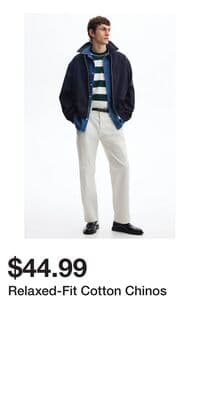 Relaxed-Fit Cotton Chinos