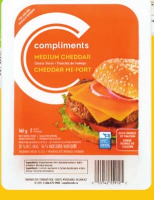 Compliments Sliced Cheese