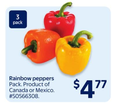 Rainbow peppers Pack