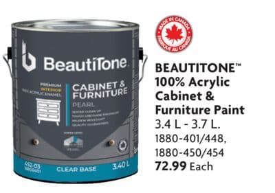 100% Acrylic Cabinet & Furniture Paint