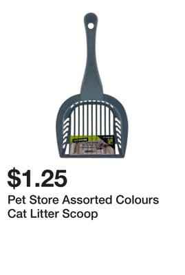 Pet Store Assorted Colours Cat Litter Scoop