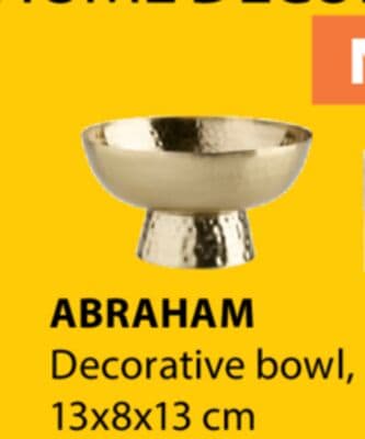 ABRAHAM Decorative bowl