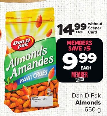 Dan-D Pak Almonds