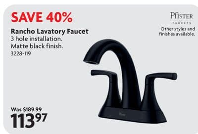 Rancho Lavatory Faucet