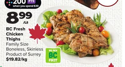 BC Fresh Chicken Thighs