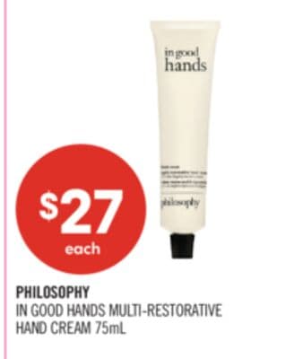 PHILOSOPHY IN GOOD HANDS MULTI-RESTORATIVE HAND CREAM