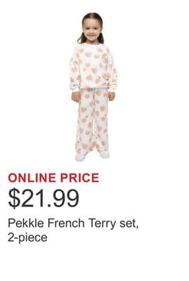 Pekkle French Terry set, 2-piece