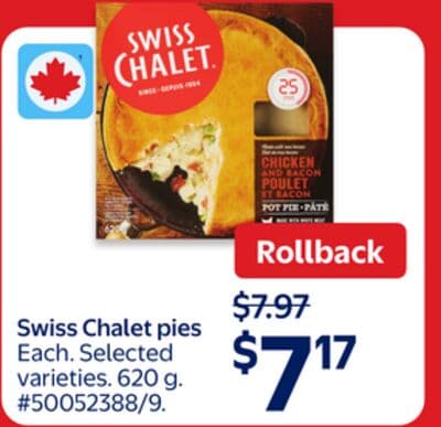 Swiss Chalet pies