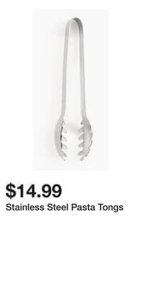 Stainless Steel Pasta Tongs