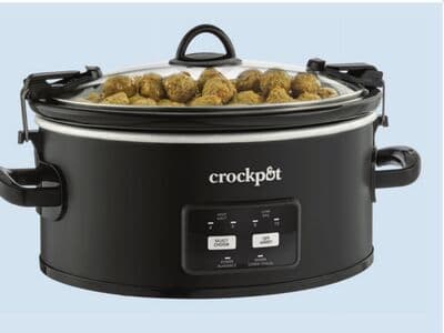 6-Qt Programmable Slow Cooker with Locking Lid