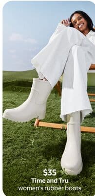 Time and Tru women's rubber boots