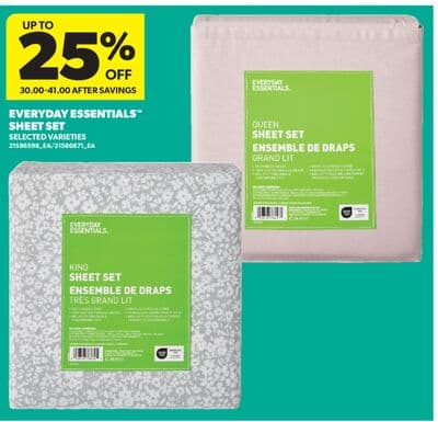 EVERYDAY ESSENTIALS™ SHEET SET