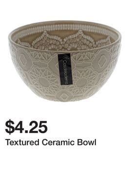Textured Ceramic Bowl