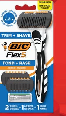BIC® Flex 5™ Trim & Shave Refillable