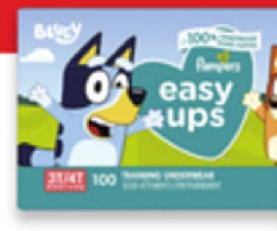Pampers Easy Ups giant pack training pants