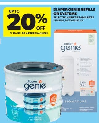 DIAPER GENIE REFILLS OR SYSTEMS