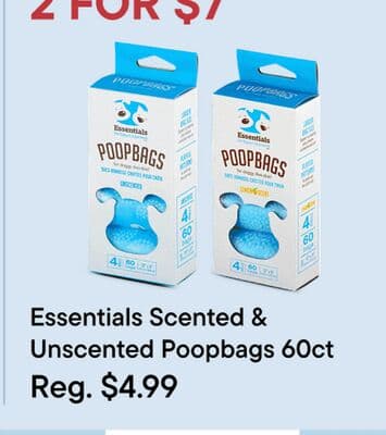 Essentials Scented & Unscented Poopbags