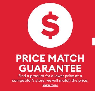 PRICE MATCH GUARANTEE