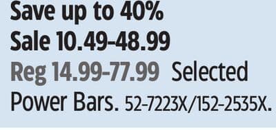 Certified Selected Power Bars