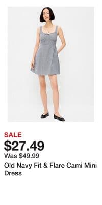 Old Navy Fit & Flare Cami Mini Dress