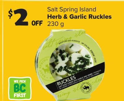 Salt Spring Island Herb & Garlic Ruckles