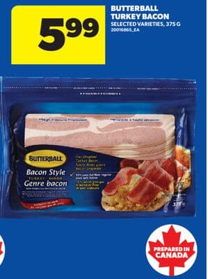 BUTTERBALL TURKEY BACON