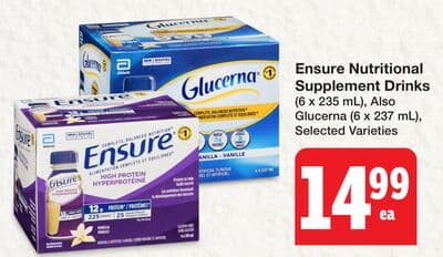 Ensure Nutritional Supplement Drinks