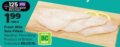 Fresh Wild Sole Fillets