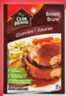 Club House sauces or gravy mixes