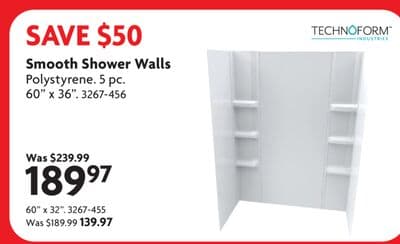 Smooth Shower Walls