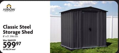 Classic Steel Storage Shed