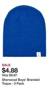 Sherwood Boys' Branded Toque - 3 Pack