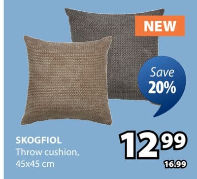 SKOGFIOL Throw cushion