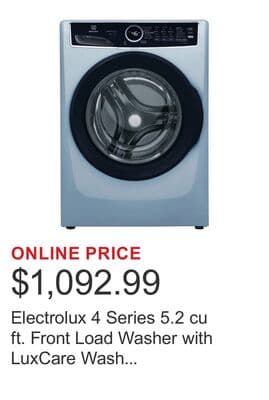 Electrolux 4 Series 5.2 cu ft. Front Load Washer with LuxCare Wash System