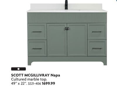 Napa Cultured marble top