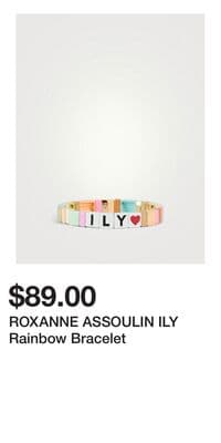 ROXANNE ASSOULIN ILY Rainbow Bracelet