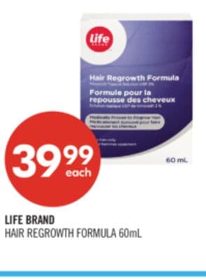 LIFE BRAND HAIR REGROWTH FORMULA