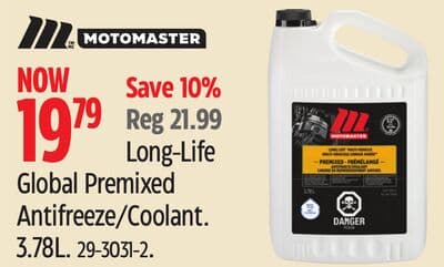 Motomaster Long-Life Global Premixed Antifreeze/Coolant