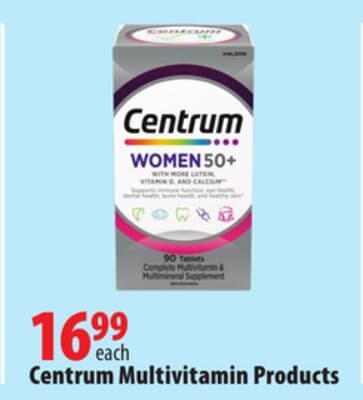 Centrum Multivitamin Products