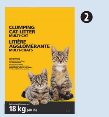 Multi-Cat Clumping Cat Litter, Scented, 18kg.