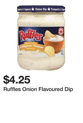 Ruffles Onion Flavoured Dip
