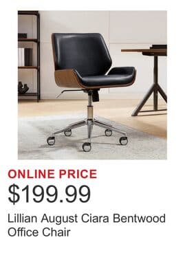 Lillian August Ciara Bentwood Office Chair