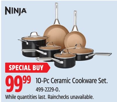 Ninja 10-Pc Ceramic Cookware Set