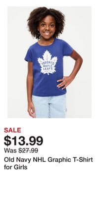 Old Navy NHL Graphic T-Shirt for Girls
